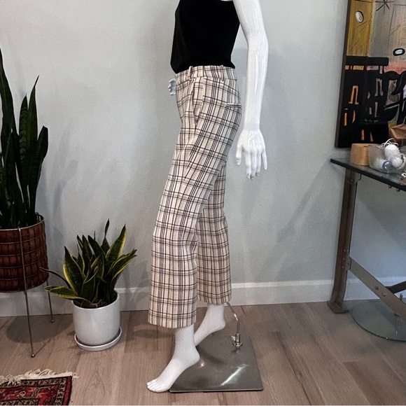 InWear Straight Cut Plaid Ankle Trouser - Picture 3 of 16